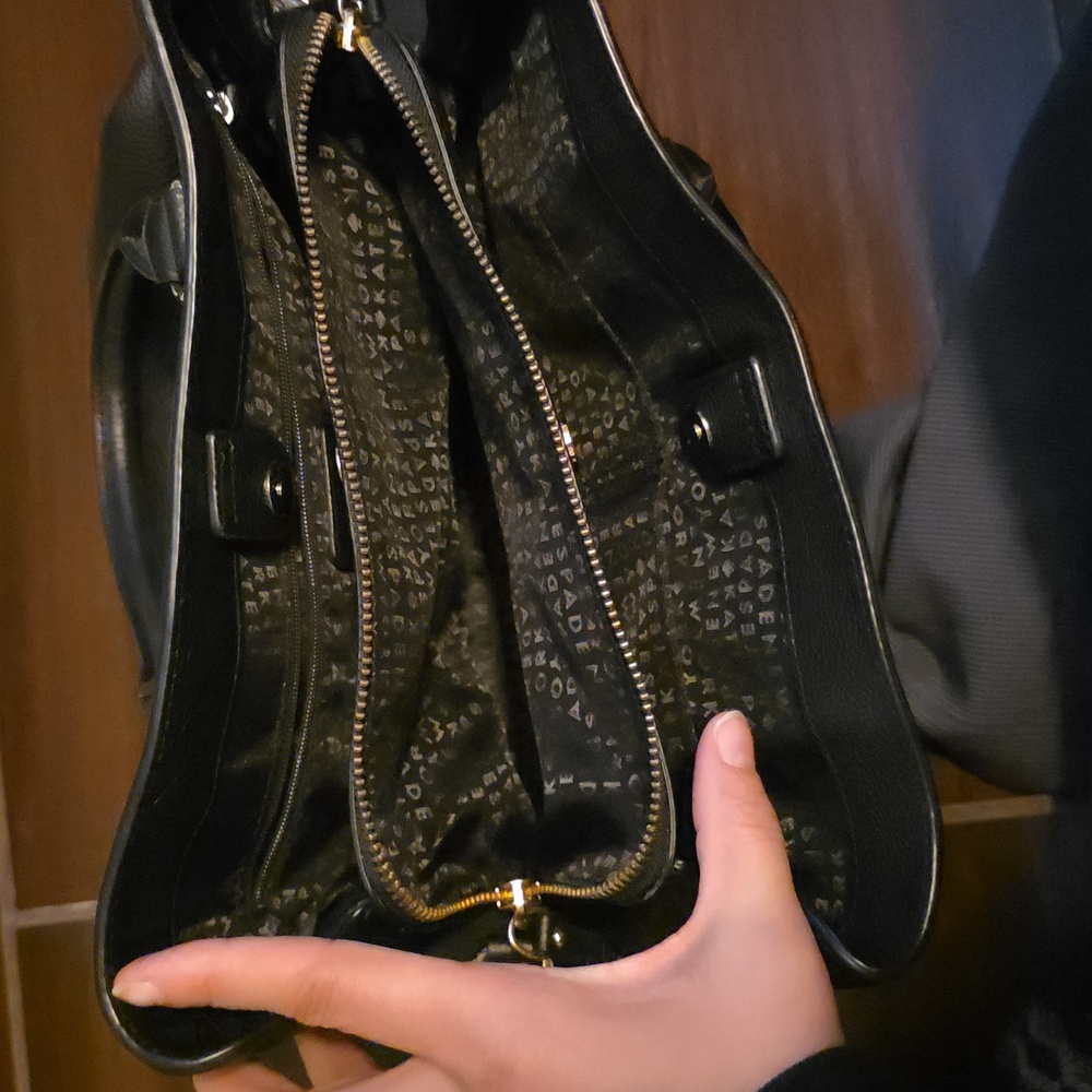 Kate Spade Black Pebbled Leather Tote - Picture 2 of 4